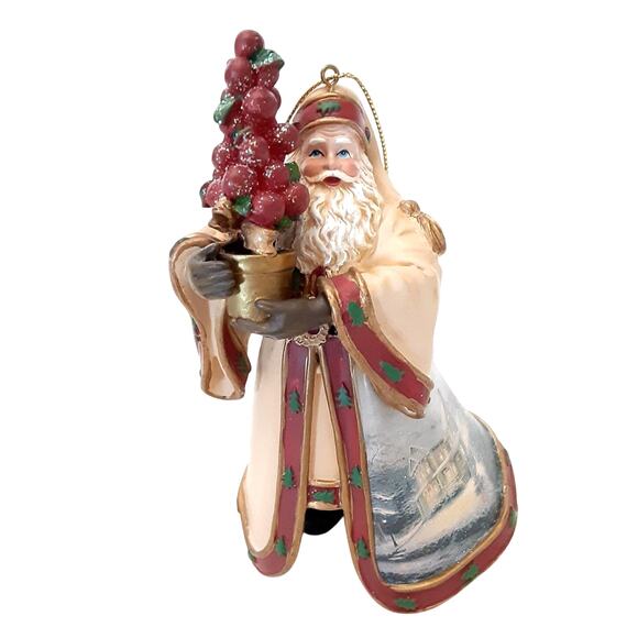 Thomas Kinkade Old World Santas Ornament Bountiful Blessings of the Season 2004 - Picture 1 of 7